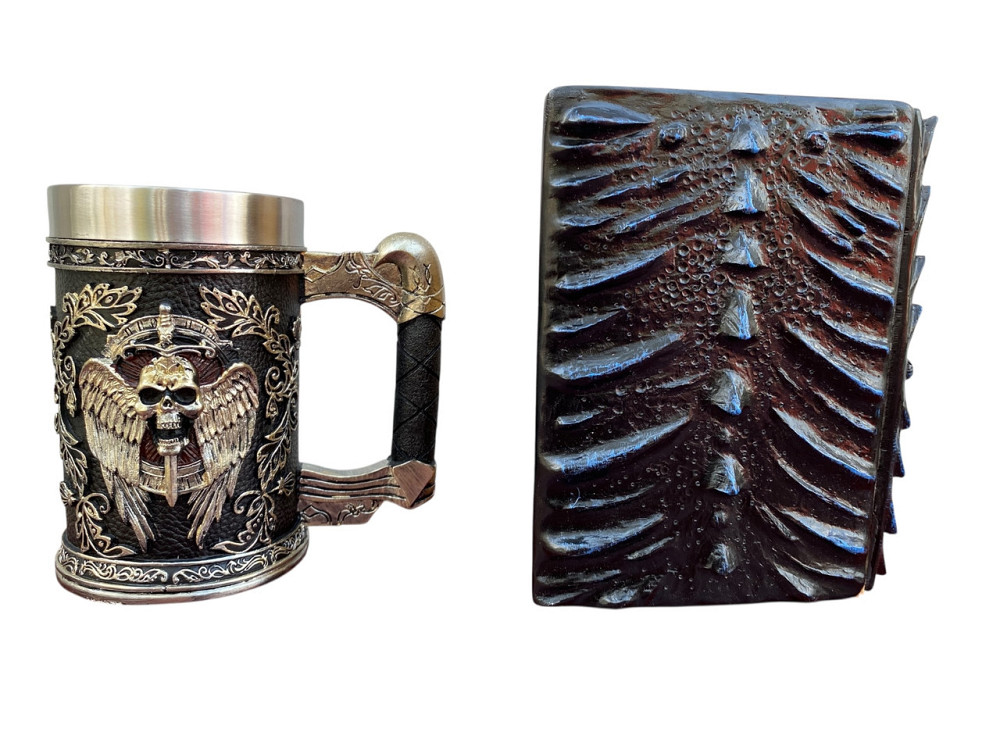 Подарочный набор Кружка 3D Меч в Черепе и Блокнот 3D «Книга Теней и Глубин» Киев - изображение 2