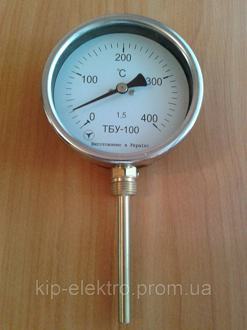 Термометр биметаллический радиальный ТБУ-100 (ТБУ 100, ТБУ100, ТБ-100, ТБ 100, ТБ100, ТБП) Київ - зображення 4