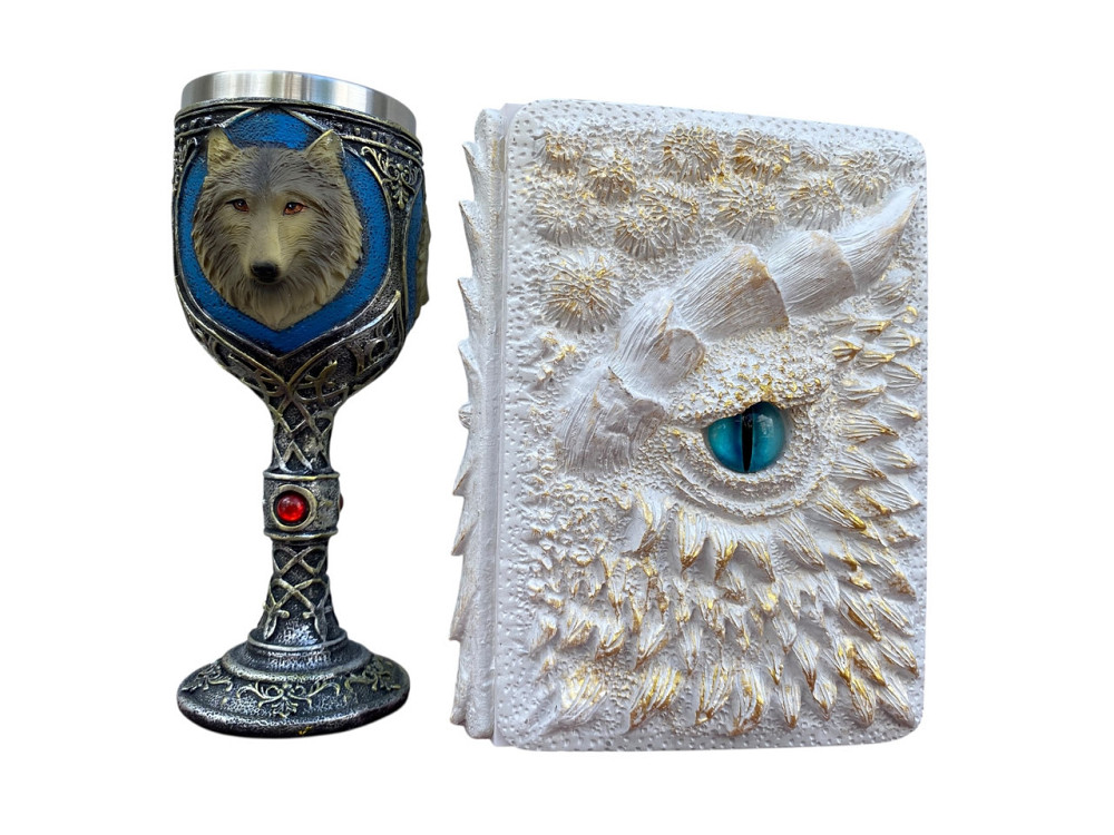 Подарочный набор Бокал 3 Волка и Блокнот 3 «Око Ледяного Хранителя» Київ - зображення 1