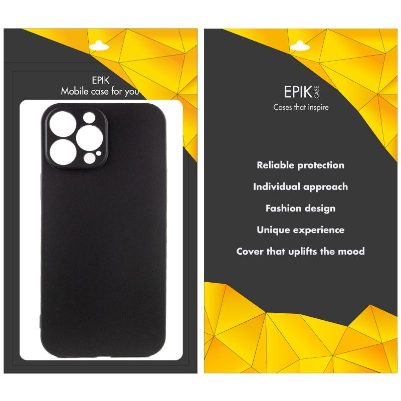 Чехол TPU Epik Black Full Camera для Apple iPhone 15 Pro Max (6.7") Херсон - зображення 3