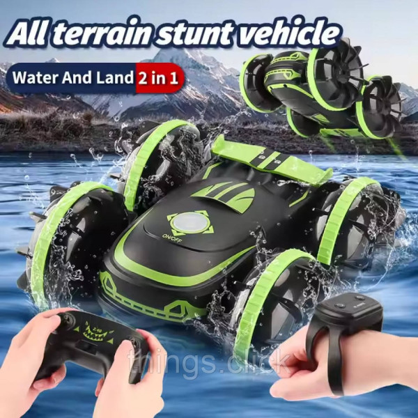 DM Іграшкова машинка на радіокеруванні Amphibious Stunt Vehicle JC04 Red Харків - зображення 2
