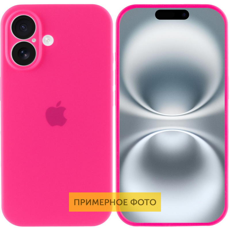 Чехол Silicone Case Full Camera Protective (AA) для Apple iPhone 16 (6.1") Херсон - зображення 2