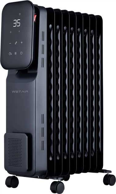 Обогреватель масляный WetAir WOH-9VB 2000 Вт черный Київ - зображення 1