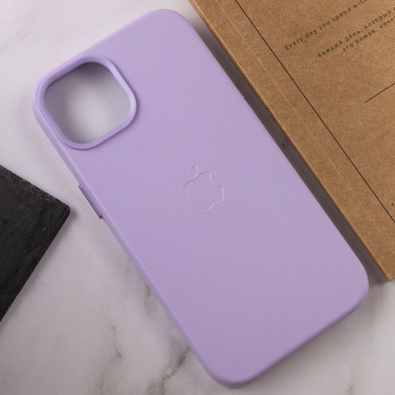 Кожаный чехол Leather Case (AA Plus) with Magnetic Fit для Apple iPhone 14 (6.1") Херсон - изображение 7