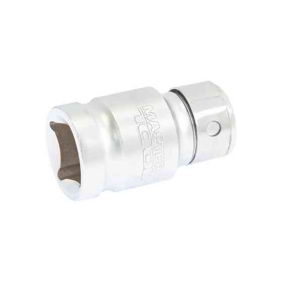 Переходник MASTERTOOL ½" квадрат - ½" шестигранник 38 мм CrV 78-0088 Харків