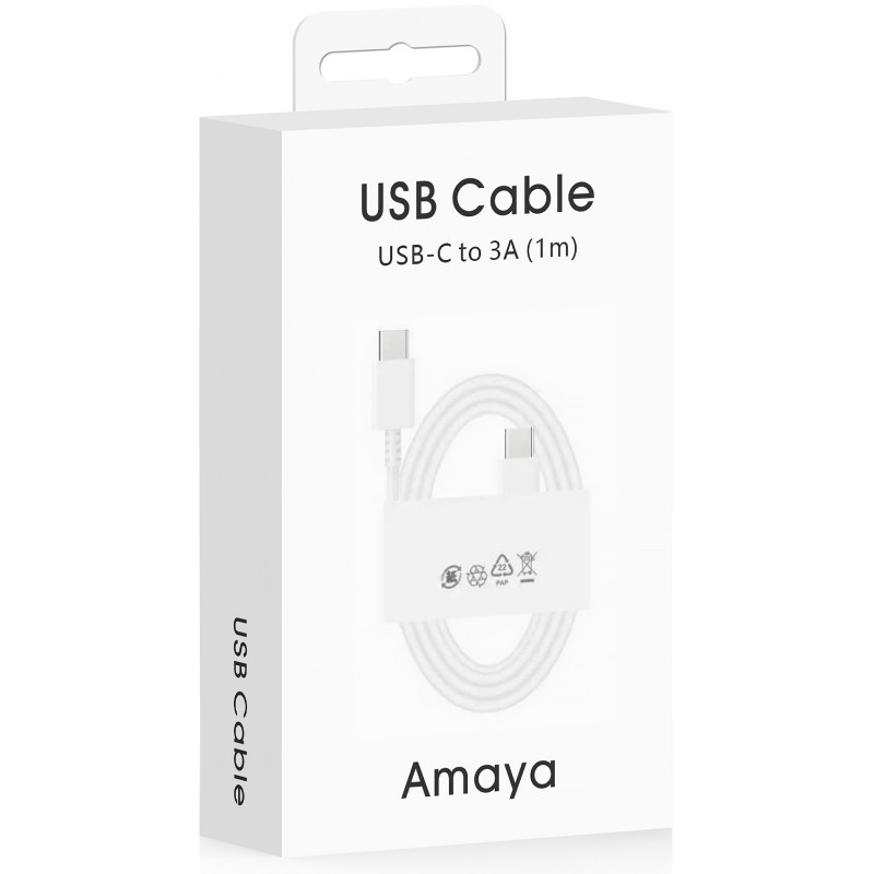 Дата кабель Amaya SD10CC Type-C to Type-C 5A (1m) Херсон - изображение 3
