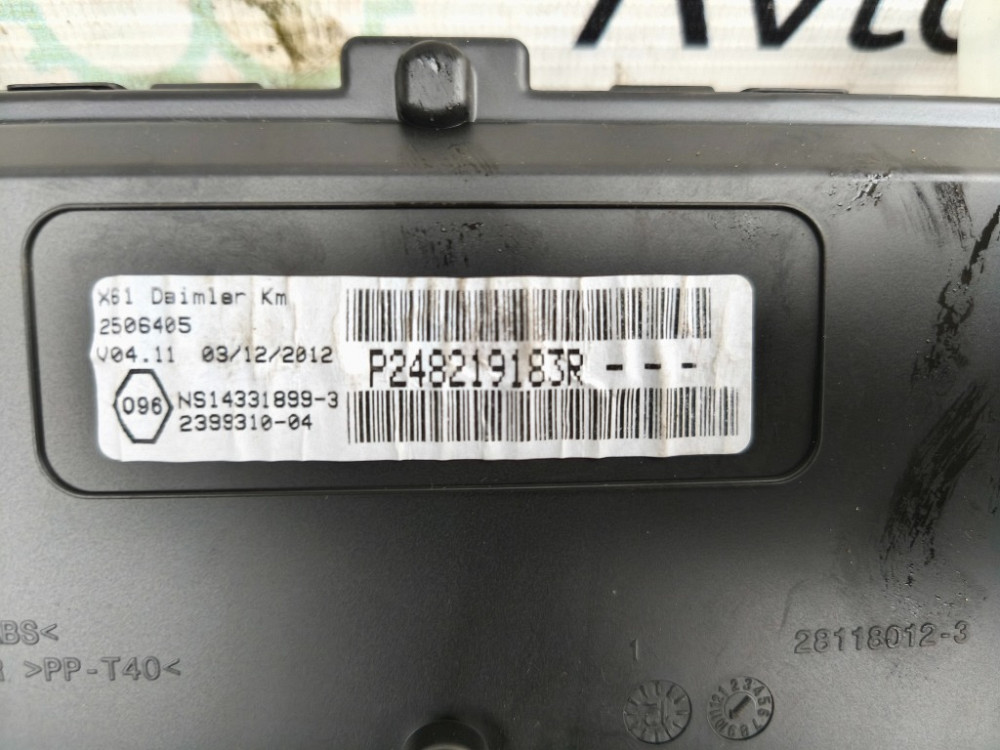 Панель приборов (спидометр) Mercedes Citan 1.5 cdi 2012-2020 (248219183R) Ковель - зображення 3