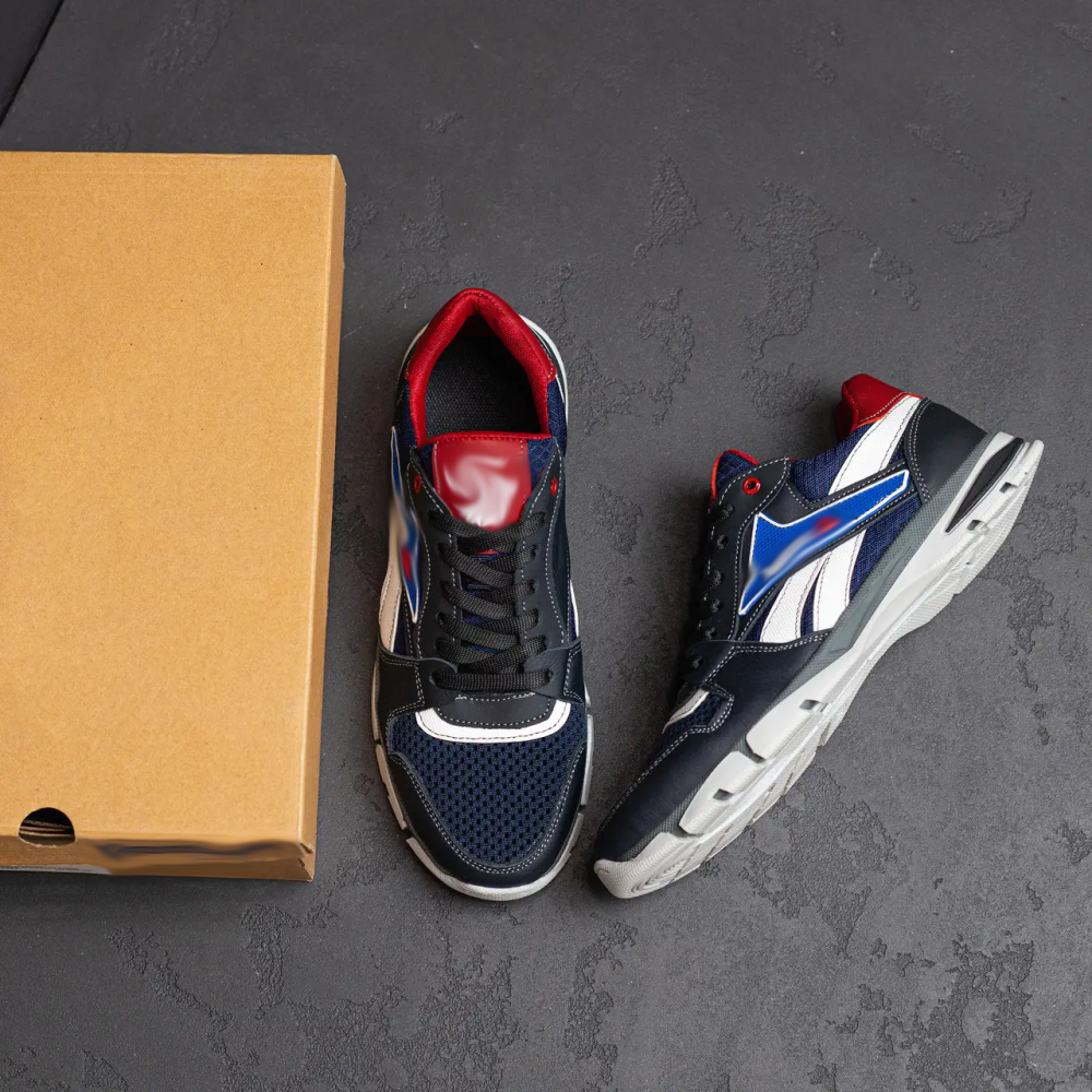 Мужские летние кроссовки сетка Street Style Blue Киев - изображение 10