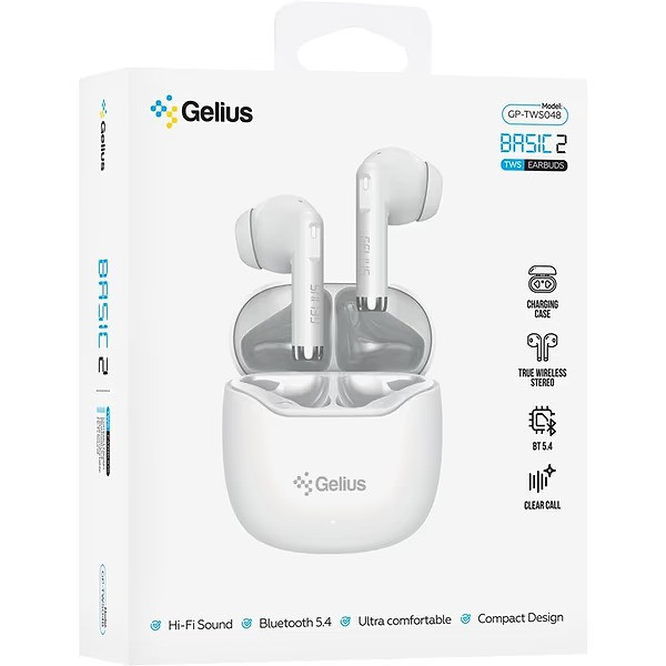 Bluetooth-гарнітура Gelius Basic 2 GP-TWS048 White Харьков - изображение 4