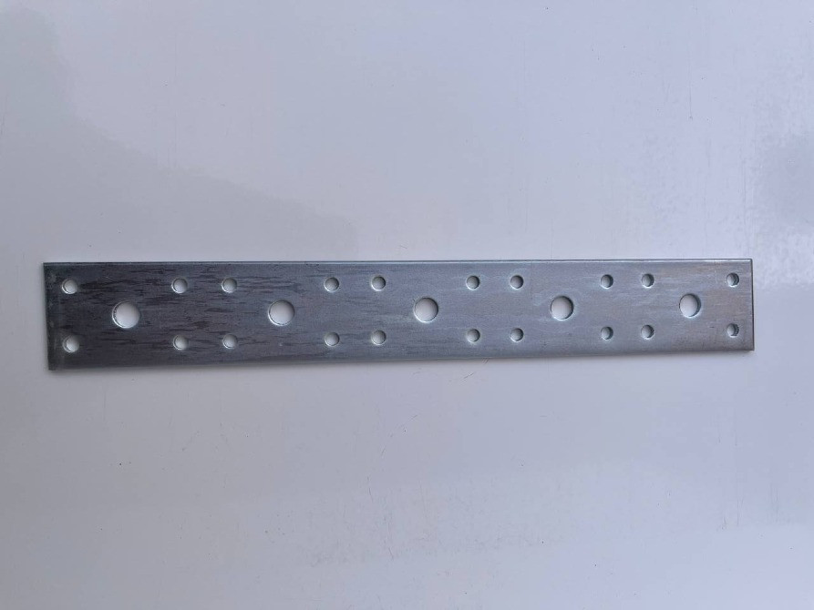 Пластина з'єднувальна кріпильна оцинкована сталева 35х250х2 Нововолынск - изображение 1