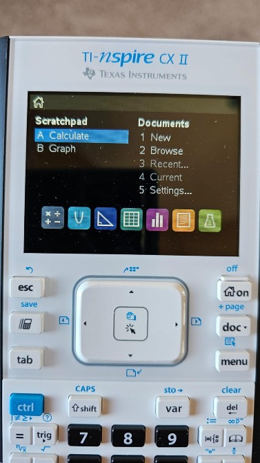 Графический калькулятор TI-Nspire CX II в идеальном состоянии и заряжен на удачу Київ - зображення 2