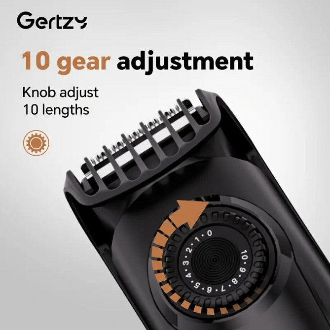 Професійний акумуляторний тример для волосся, бороди та тіла з Type-C Київ - зображення 4