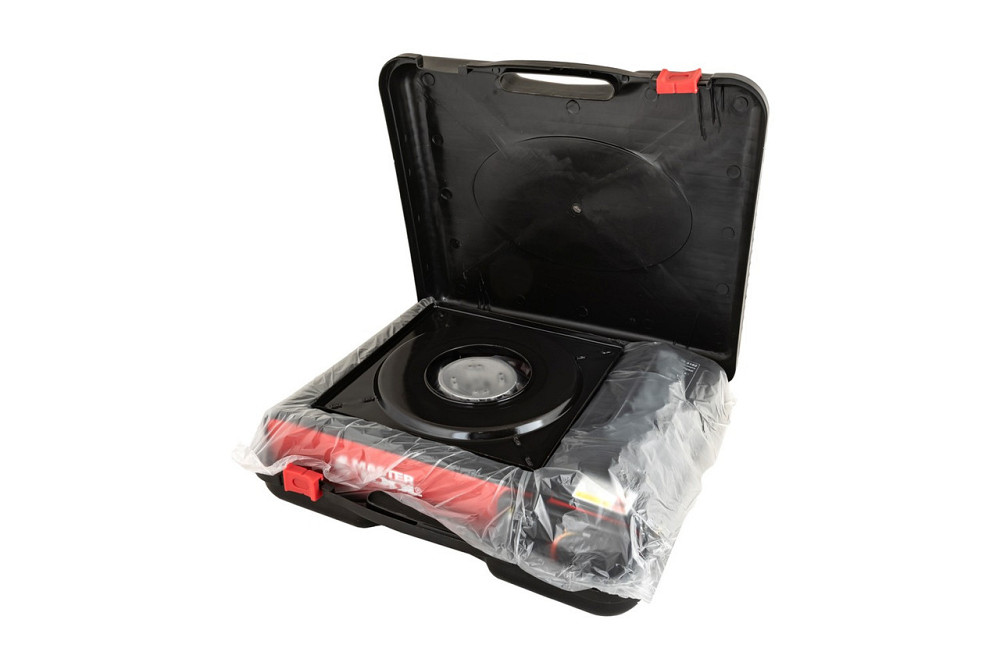 Плита портативная газовая MASTERTOOL с пьезоподжигом в пластиковом кейсе 2.4 кВт 145 г/час 42 Bar G3 Харків - зображення 7