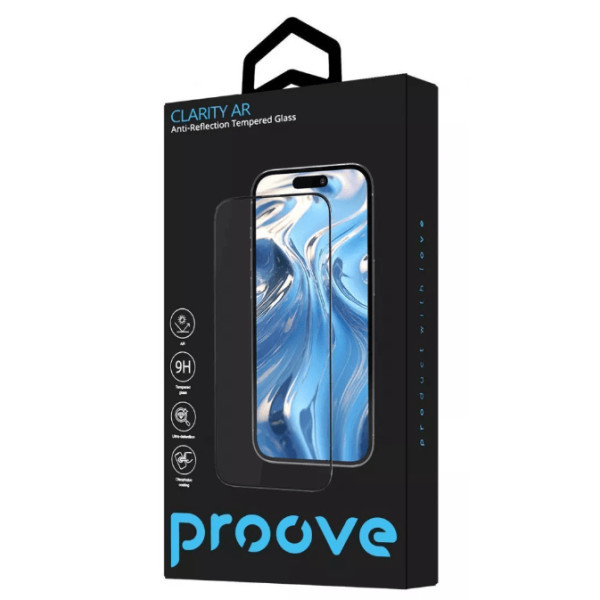 Захисне скло Proove Clarity AR для iPhone 16 Pro Max Black (PGCARI16PM01) (Код товару:39847) Харків - зображення 2