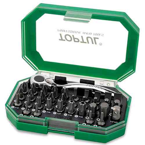 Набор биты + трещотка TOPTUL 1/4" 35ед. GACW3504 Харьков