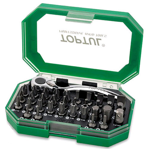 Набор биты + трещотка TOPTUL 1/4" 35ед. GACW3504 Харьков - изображение 1