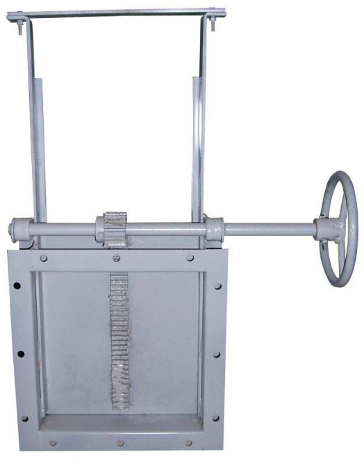 Задвижка реечная 300х300 ручная , самотечное оборудование Киев - изображение 3