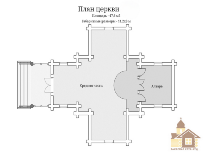 Дерев’яні церкви з дикого зруба від Закарпат Зруб-Буд. Проєкти й будівництво під ключ. Одеса - зображення 5