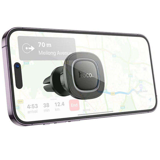 Автодержатель Hoco H72 Crown magnetic (air outlet) Херсон - зображення 3