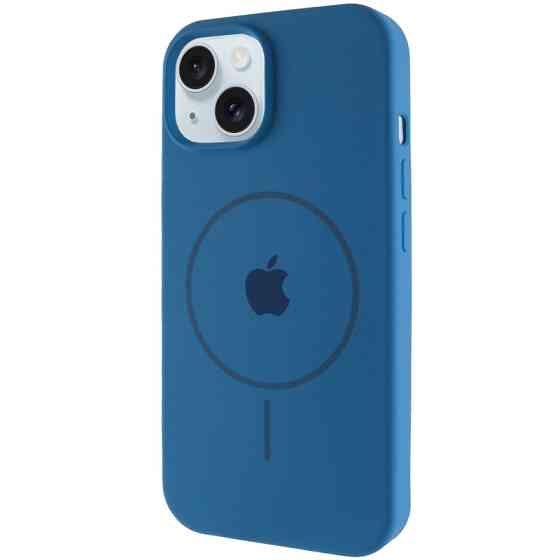 Чехол Silicone Case Full Protective (AA) with MagSafe для Apple iPhone 15 (6.1") Херсон