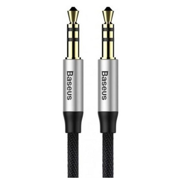 AUX Кабель Baseus Yiven M30 1M Silver/Black Харьков - изображение 1