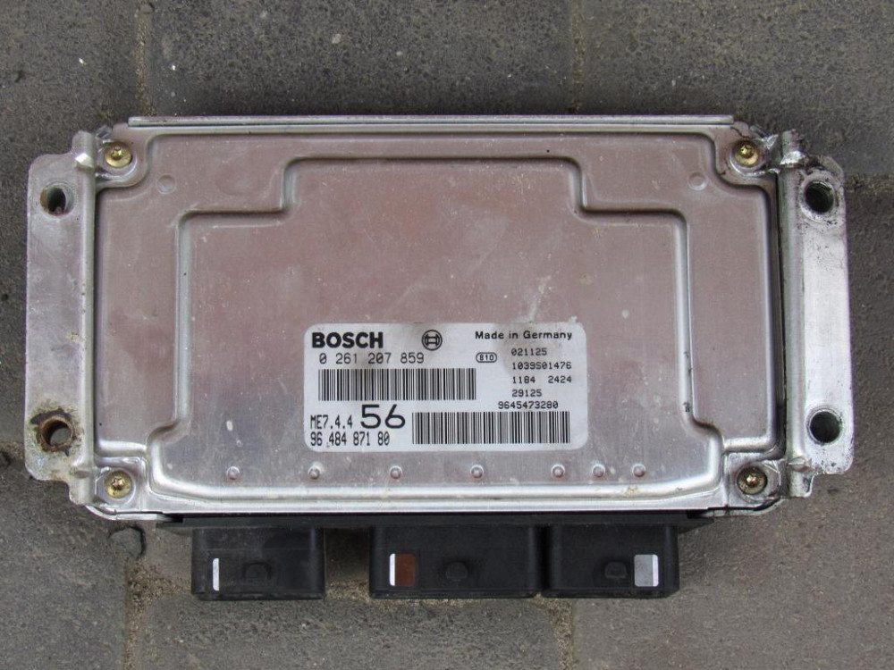 Блок управления двигателем Peugeot Partner 1.6 бензин 2002-2008 (0261207859) Ковель - изображение 3