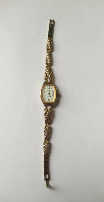 Часы женские Чайка 17 камней, Советская позолота, наручные, механика Киев - изображение 1