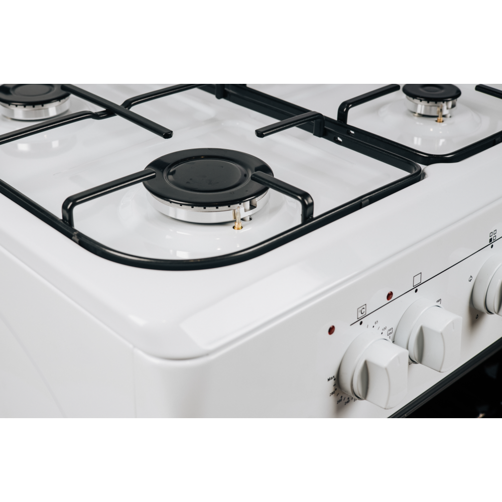 Плита кухонная газоэлектрическая Grunhelm АM6611W (комбинированная) газовая плита + электрическая ду Київ - зображення 7