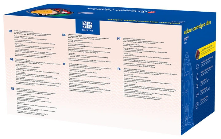 Утюг Russell Hobbs Colour Control Pro Ultra 27281-56 2800 Вт сиреневый Киев - изображение 8