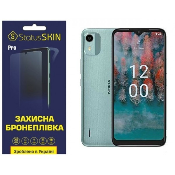Поліуретанова плівка StatusSKIN Pro на екран Nokia C12 Матова (Код товару:26953) Харків - зображення 2