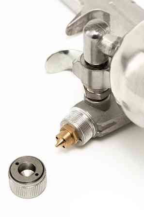 Краскопульт пневматический поворотный MASTERTOOL HP MINI ВАЛБ 200 мл Ø 0,5 мм круглый/плоский факел  Харків