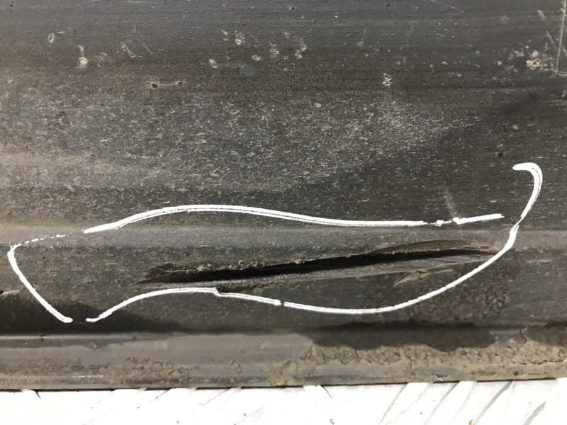 Накладка порога внешняя левая Mitsubishi Pajero Wagon 4 3.2 ДИЗЕЛЬ 4M41 2006 (б/у) Київ - зображення 5