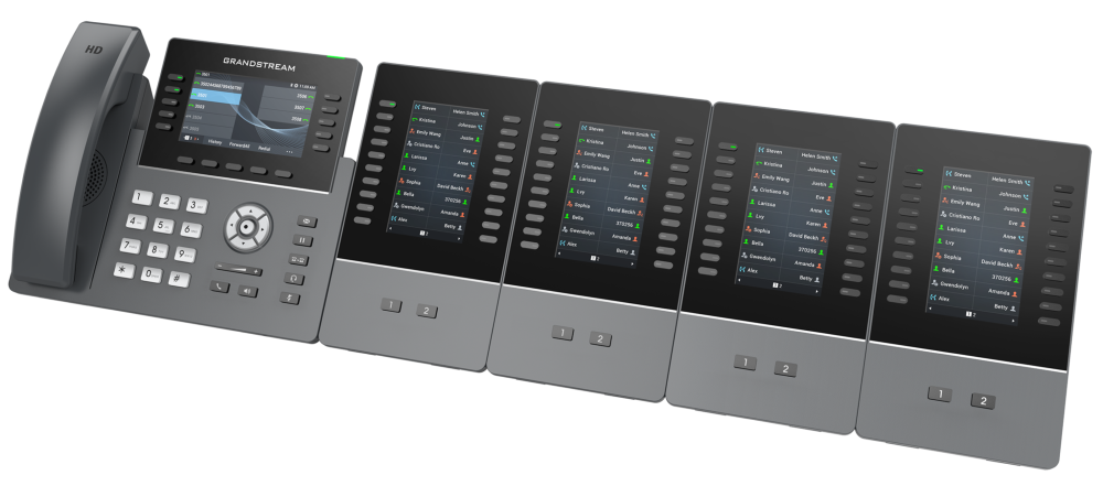 Grandstream GRP2615, ip телефон + два модуля розширення GBX20, Wi-Fi, Bluetooth, PoE Киев - изображение 4