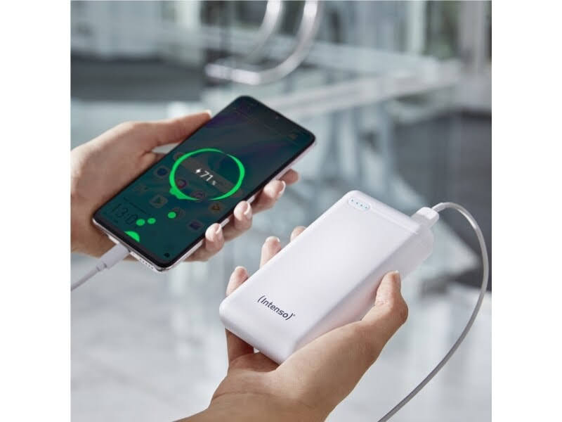 Повербанк Power bank Intenso 15454 20000 mAh белый Киев - изображение 5