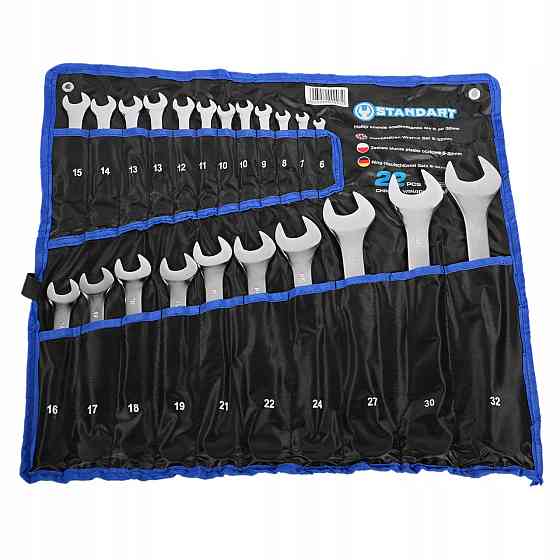 Набор ключей комбинированных 6-32 мм 22 шт. в чехле СТАНДАРТ NKK22ST-S Харків