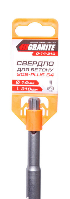 Сверло для бетона GRANITE SDS-PLUS S4 14х310 мм 0-14-310 Харків - зображення 2