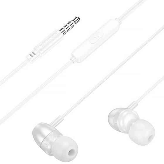 Наушники Borofone BM95 Excepcional universal with microphone (3.5mm/1.2m) Херсон