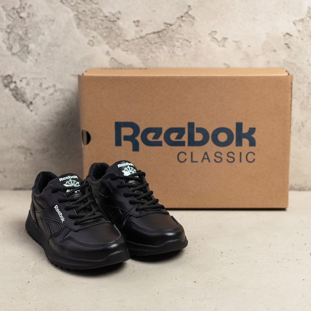 Підліткові шкіряні кросівки Classic Black Київ - зображення 9