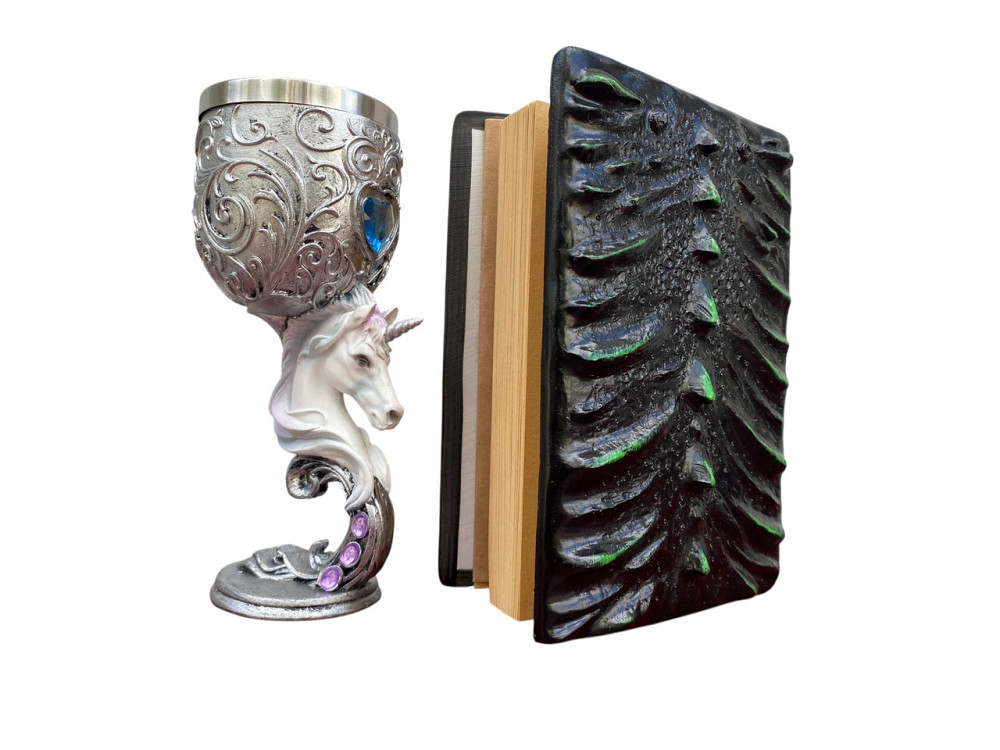 Подарочный набор Бокал 3 Единорог и Блокнот 3 «Око Лесного Дракона» Київ - зображення 4