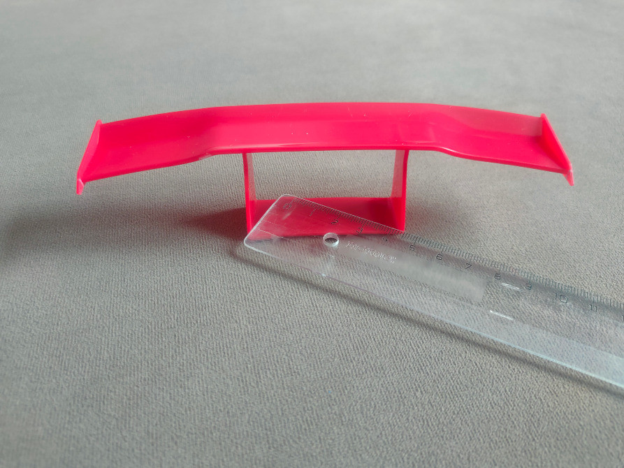 Мини Спойлер Красный на авто усиленный скотч Київ - зображення 1