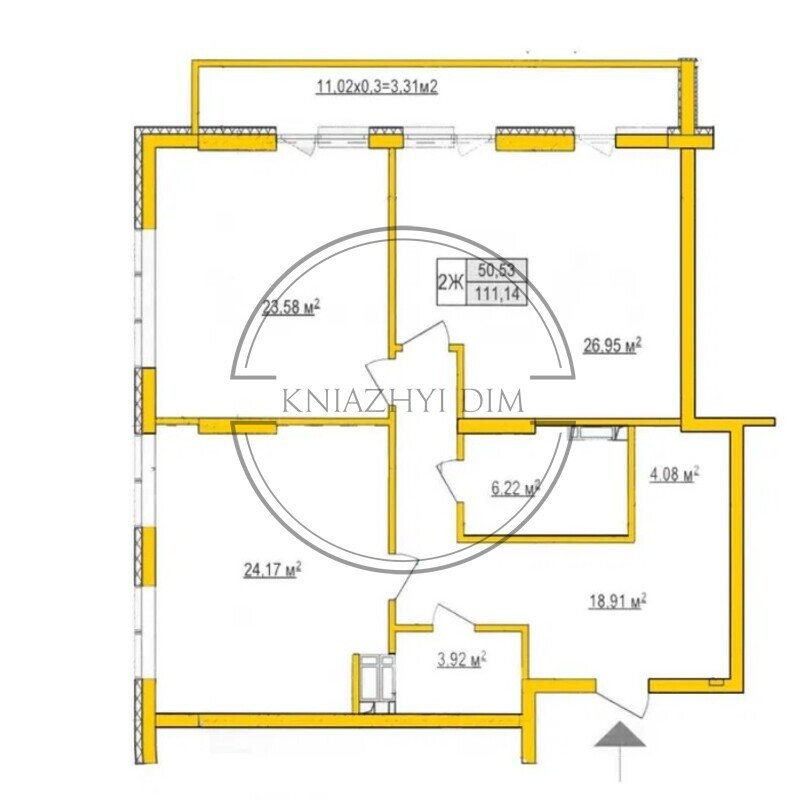 Продаж 2-кімнатної квартири в ЖК Володимирський. Центр. № 21146017 Київ - зображення 2