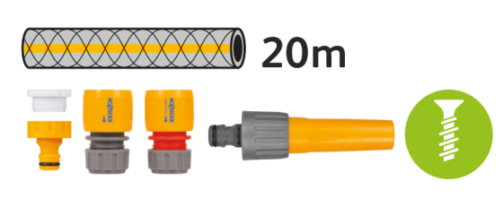 Держатель для шланга Hozelock 2364 + шланг и коннекторы в комплекте Київ
