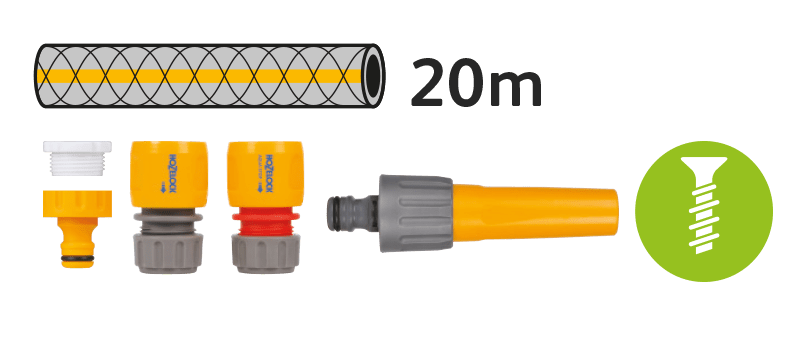Держатель для шланга Hozelock 2364 + шланг и коннекторы в комплекте Київ - зображення 2