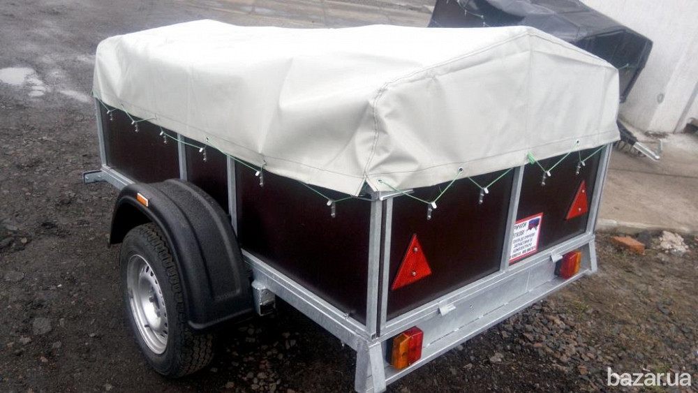 Причіп легковий ПГМФ-830220FZ 2.20 х 1.30 0.40 х м (фанерний рама цинк) Баришівка - зображення 1