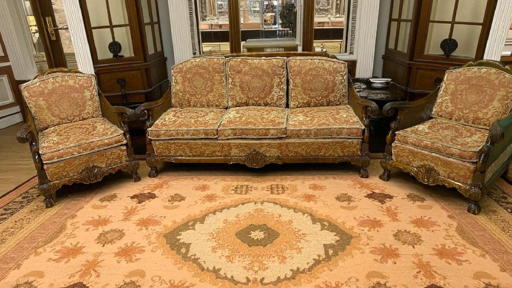 Вінтажний гарнітур із натурального дерева Бровари - зображення 1