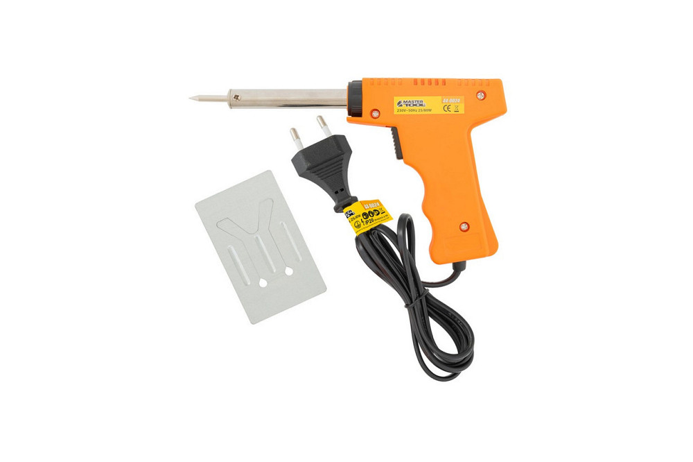 Паяльник электрический MASTERTOOL 25/80 Вт 230V/50Hz регулируемый пистолетного типа 44-0024 Харків - зображення 5