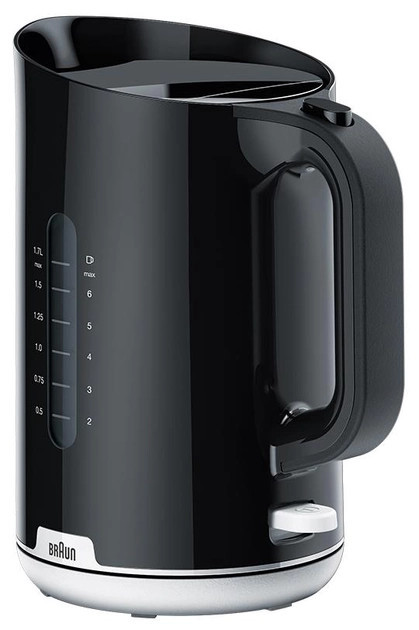 Электрочайник Braun Breakfast1 Water Kettle WK-100-BK 1,7 л черный Київ - зображення 2