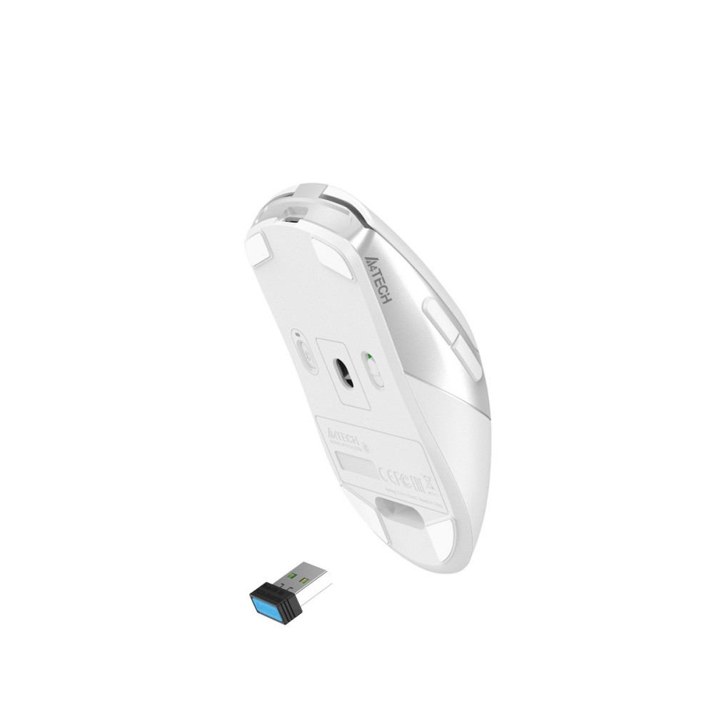 Мышь компьютерная безпроводная A4Tech Fstyler FB50C Plus (White) белая Київ - зображення 10