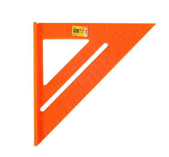 Угольник плотника MASTERTOOL SWANSON 180 мм пластиковый 30-3516 Харків