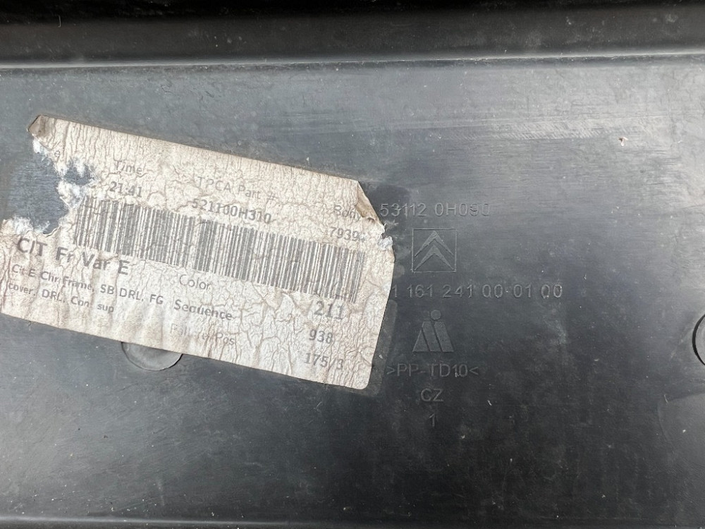 Бампер передний Citroen C1 2012-2014 (53112-0H090) Ковель - зображення 5